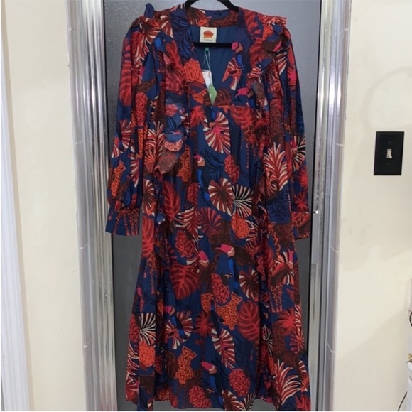 FARM RIO Animal Tapestry Midi Dress - Picture 6 of 14